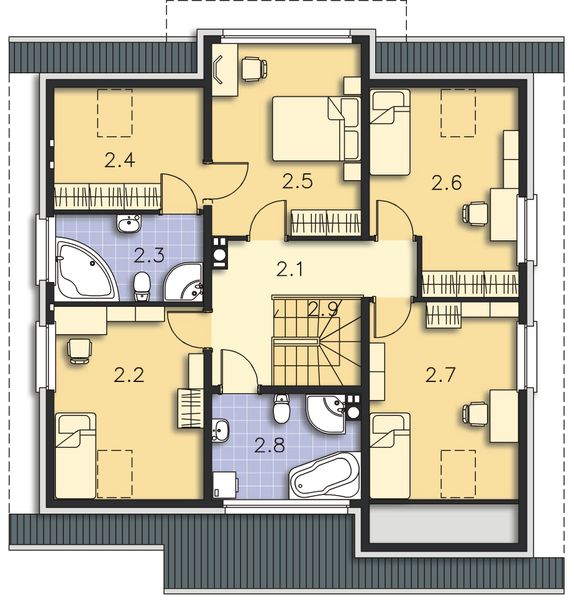 Poddasze projektu Gandawa LMP243