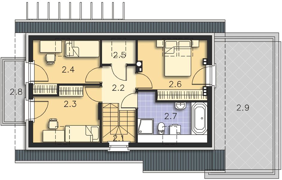 Poddasze projektu Tacoma LMP240