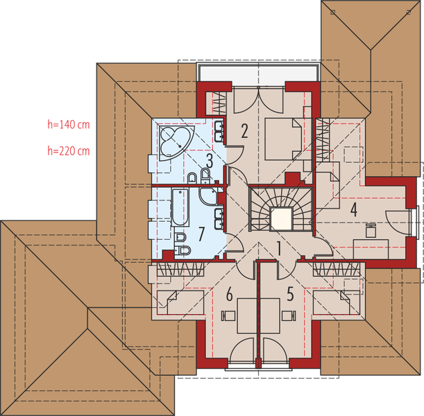 Poddasze projektu Naomi II G2