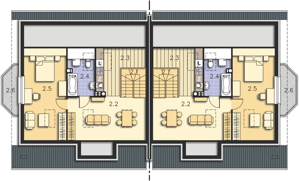 Poddasze projektu Brest LMBL32