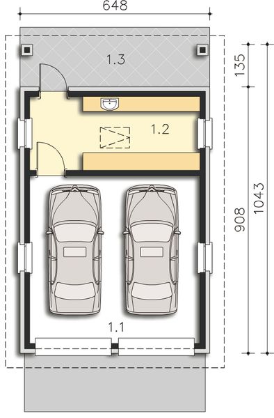 Parter projektu Garaż G36
