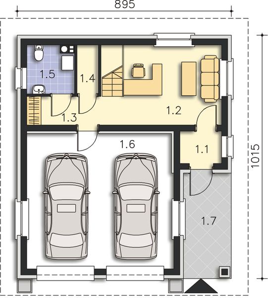 Parter projektu Garaż G38