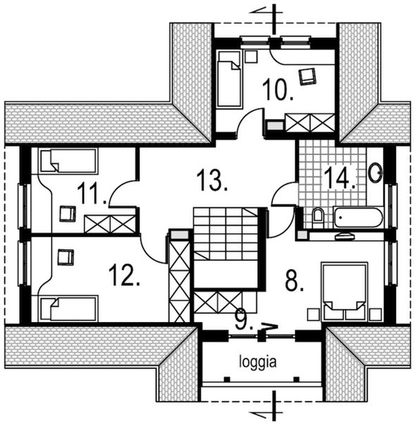 Poddasze projektu Bajkał