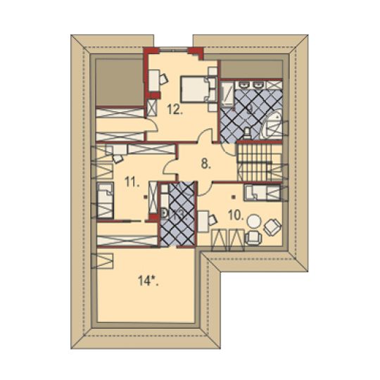 Poddasze projektu Mikołaj