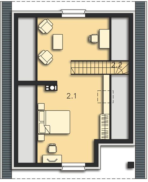 Poddasze projektu Arras LMP284