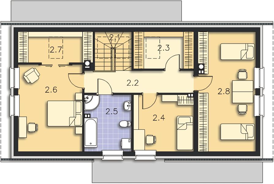 Poddasze projektu Santana LMP289