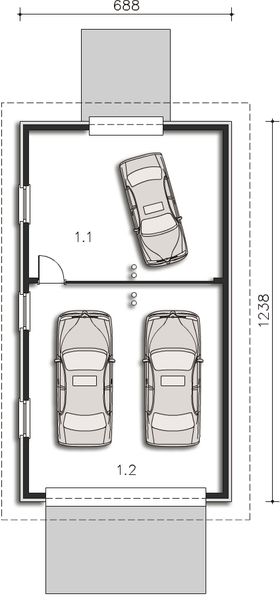 Parter projektu Garaż G39