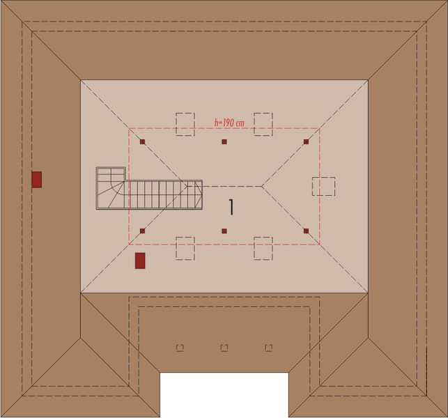 Poddasze projektu Linda G1