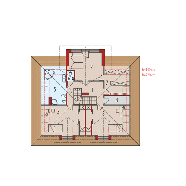 Poddasze projektu Wiga II