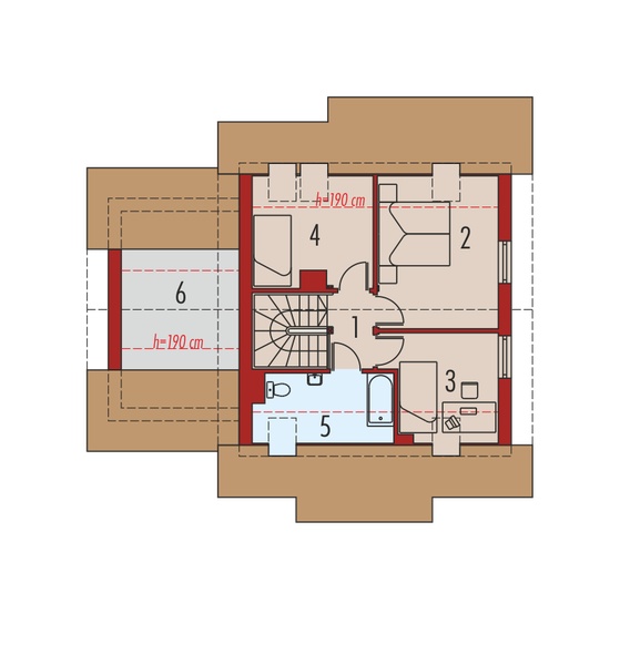 Poddasze projektu Raissa G1