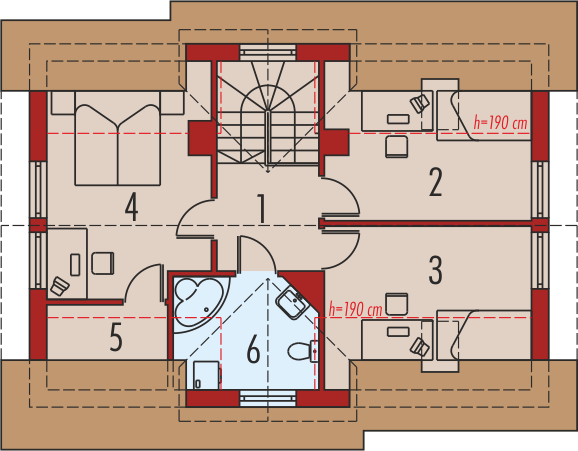 Poddasze projektu Dobromiła G1