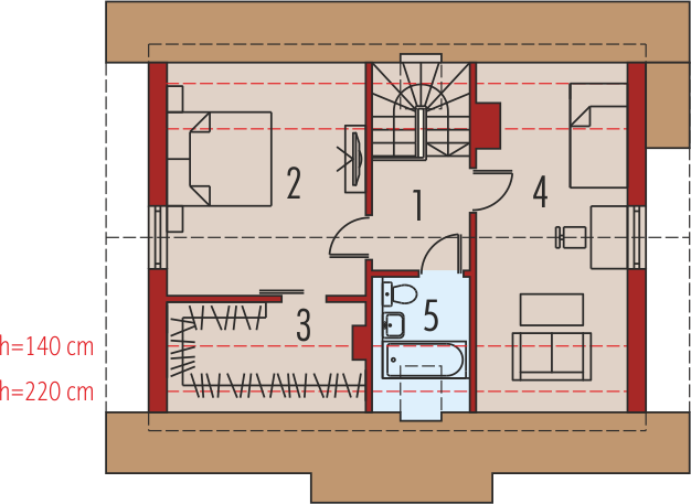 Poddasze projektu Celinka