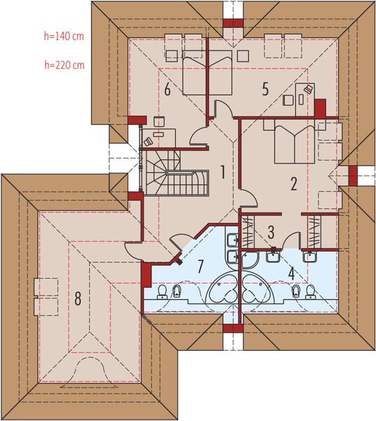 Poddasze projektu Daniela G2