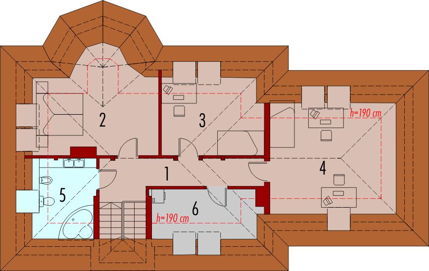 Poddasze projektu Dora G2