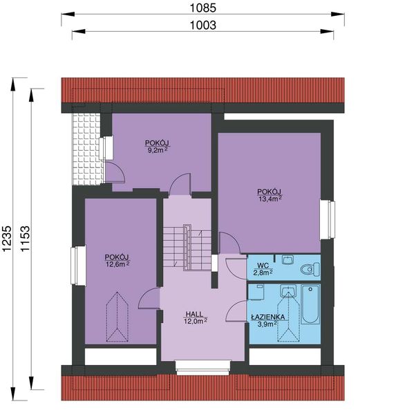 Poddasze projektu W-0303