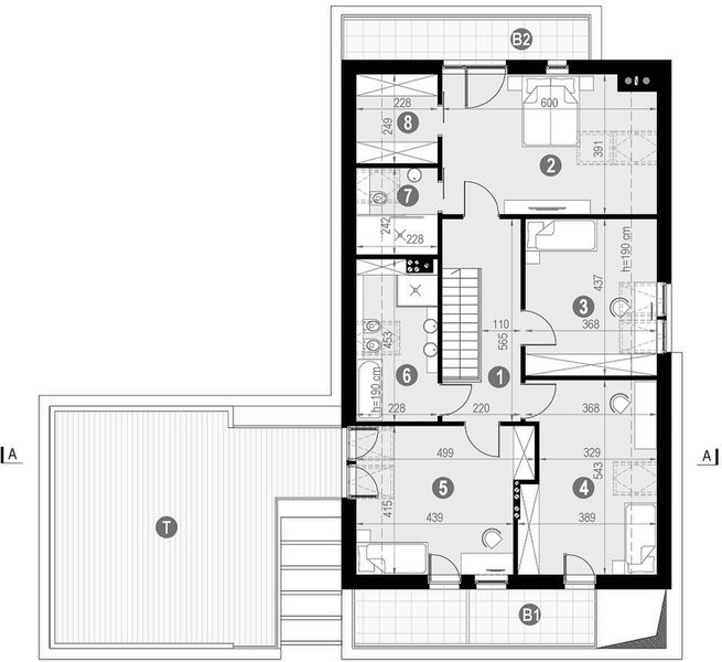 Poddasze projektu HomeKoncept-01