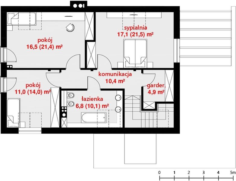 Poddasze projektu HomeKoncept-05