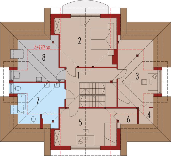 Poddasze projektu Ofelia G1