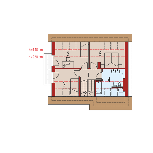 Poddasze projektu Oleńka
