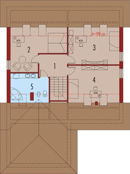 Poddasze projektu Miriam G2