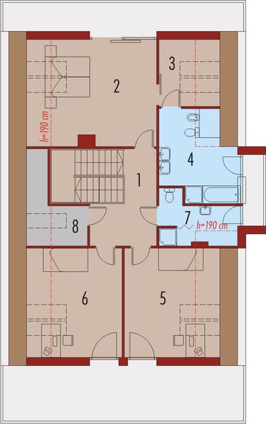 Poddasze projektu Miron G2