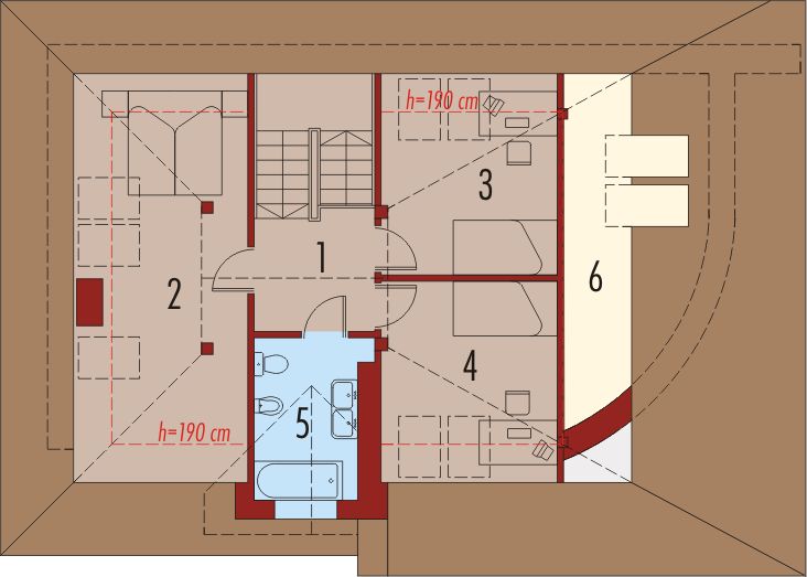 Poddasze projektu Nawojka