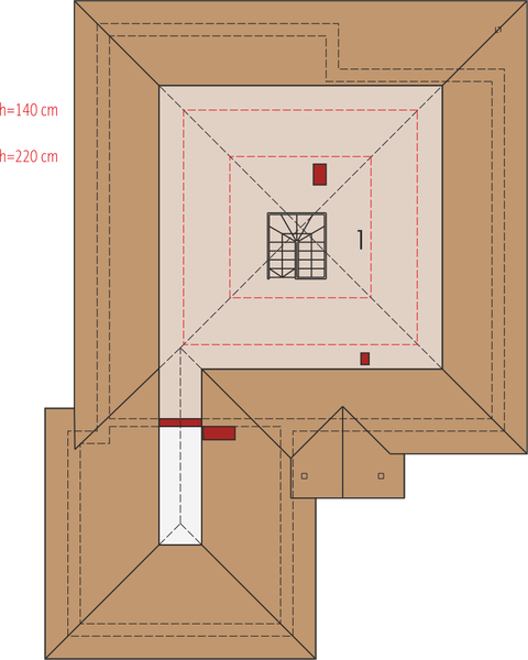Poddasze projektu Lote G2