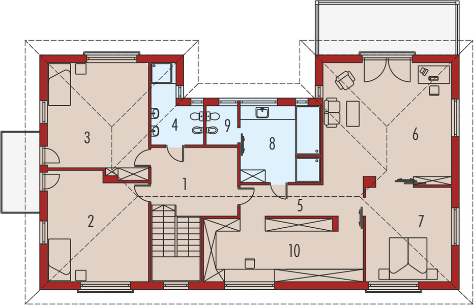 Piętro 1 projektu Bona