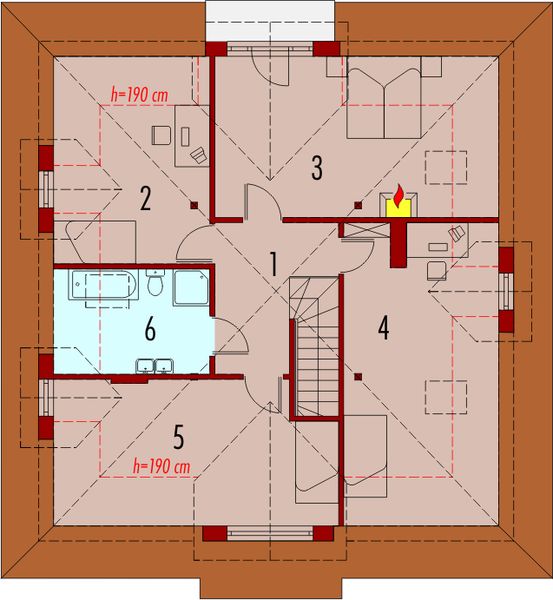 Poddasze projektu Baśka G1