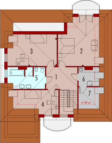 Poddasze projektu Anula G1