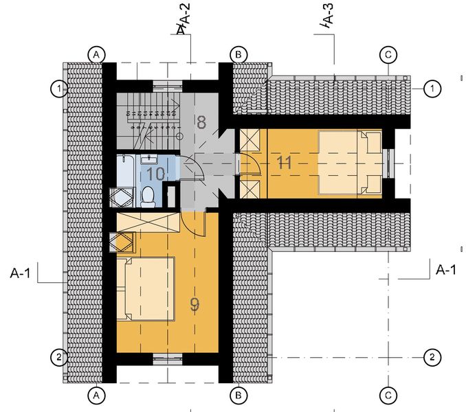 Poddasze projektu MD-2