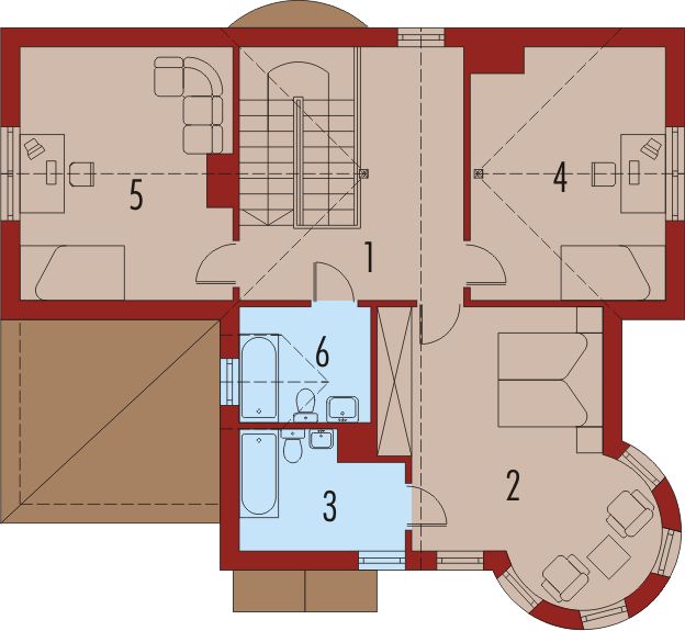 Poddasze projektu Józefina G1