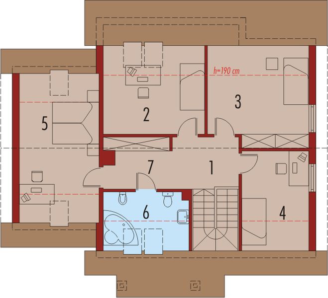 Poddasze projektu Julitka G1