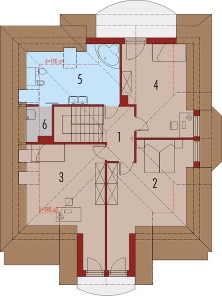 Poddasze projektu Kaliope G1