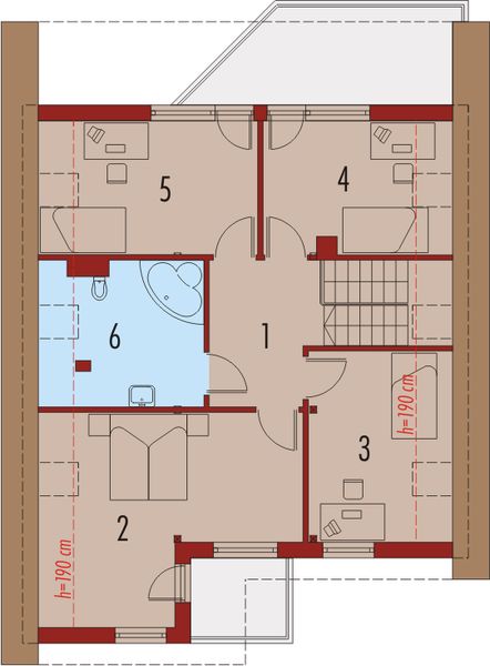 Poddasze projektu Joasia G1