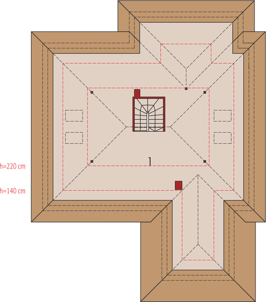 Poddasze projektu Frida G2