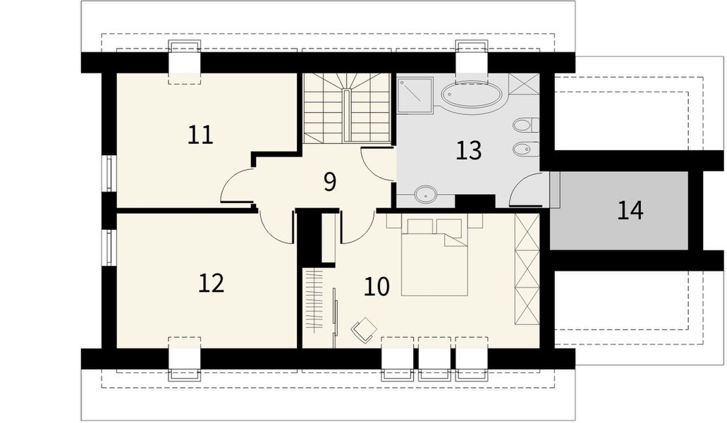 Poddasze projektu Ideal