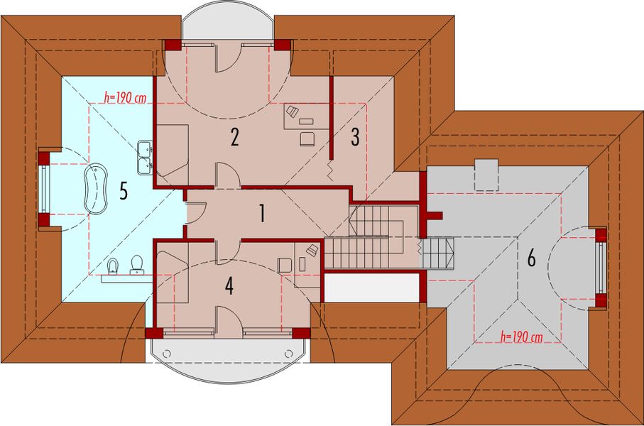 Poddasze projektu Inka G2