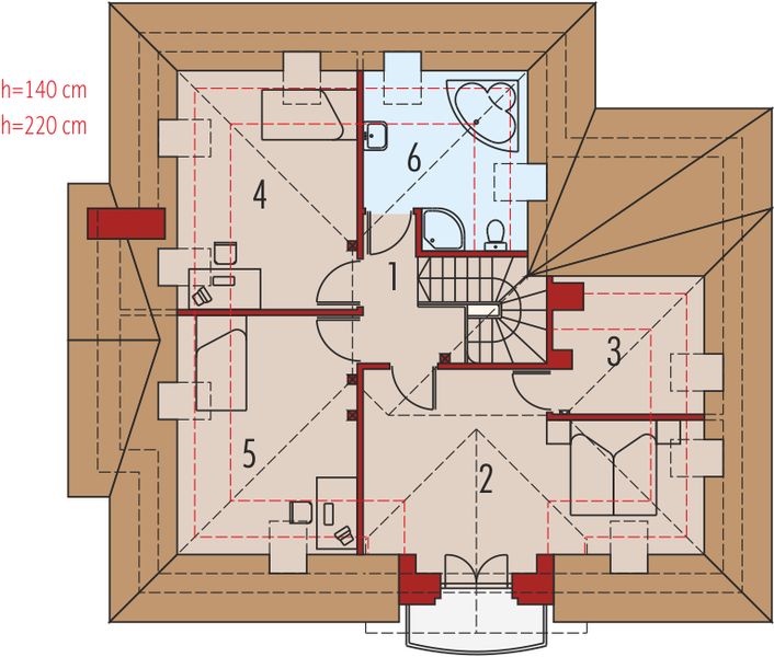 Poddasze projektu Iweta G1