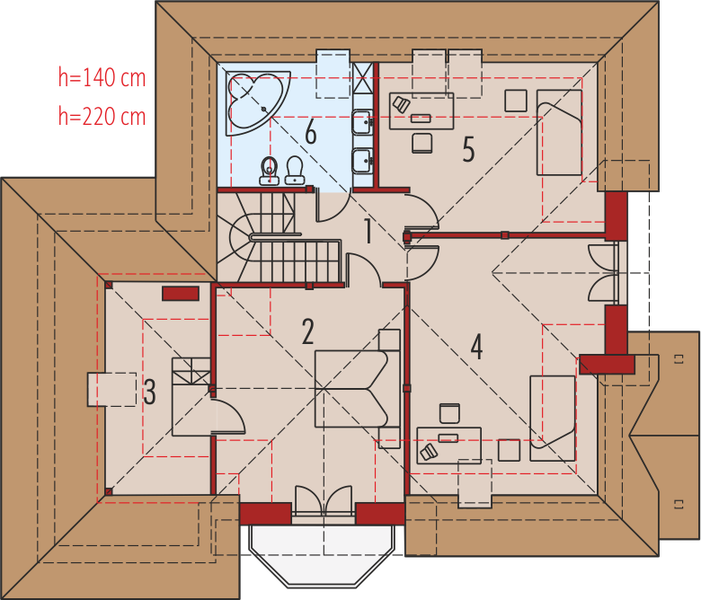 Poddasze projektu Izolda G1