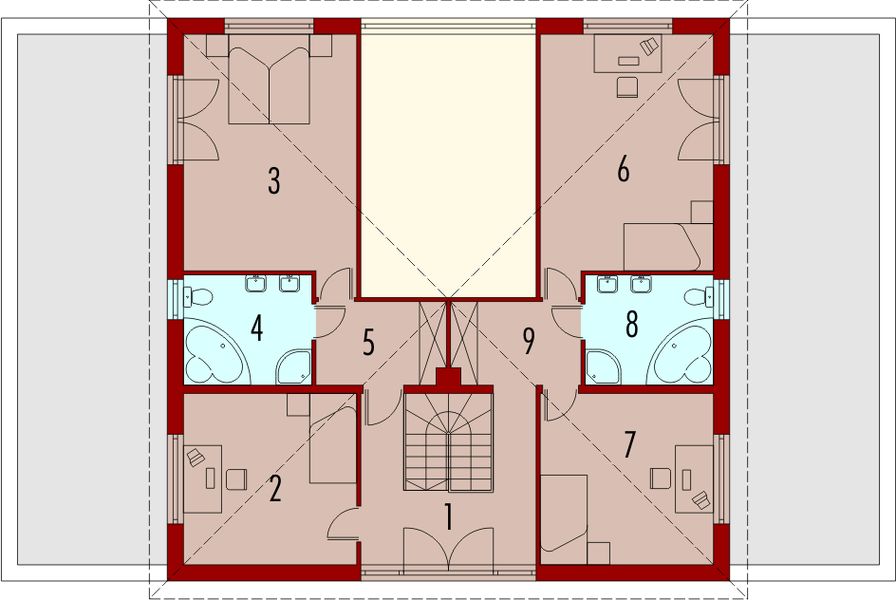 Piętro 1 projektu Henia G2