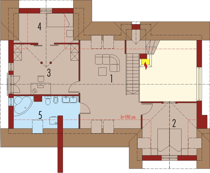 Poddasze projektu Hiacynta