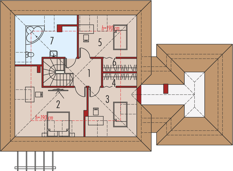Poddasze projektu Ala G1
