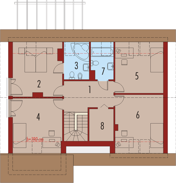 Poddasze projektu Anastazja G1