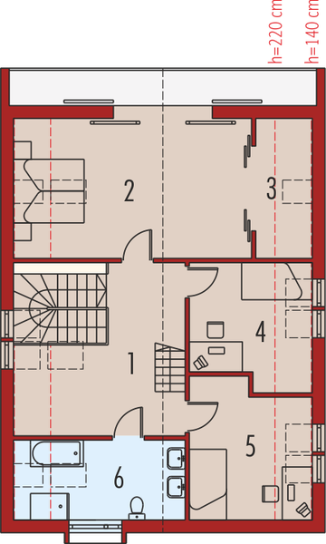 Poddasze projektu Lumina II G2