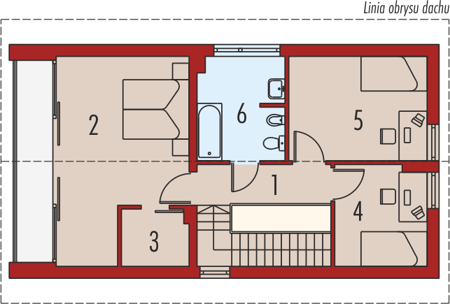 Piętro 1 projektu Mika