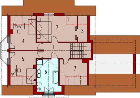 Poddasze projektu Nadina G2