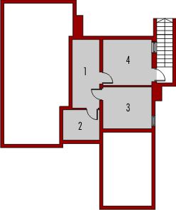 Piwnica projektu Nastka G1 (z piwnicą)
