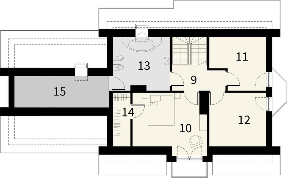 Poddasze projektu Aroma 2G