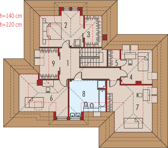 Poddasze projektu Nasturcja G2
